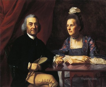 Mr and Mrs Isaac Winslow Jemina Debuke colonial New England Portraiture John Singleton Copley Oil Paintings